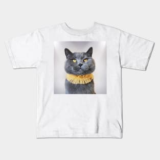 Morris The Cat - Feline Photo Kids T-Shirt